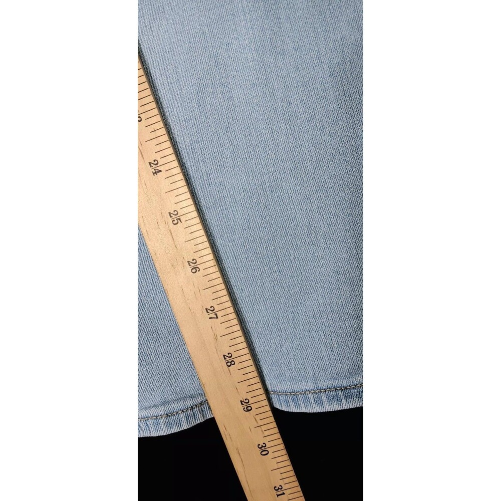 Old Navy High Rise Wow Wide Leg Jeans Womens 6 Light Wash Baggy Skater Grunge - Picture 9 of 13